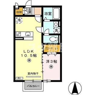 レトロヴィレッジ【1階】の間取り