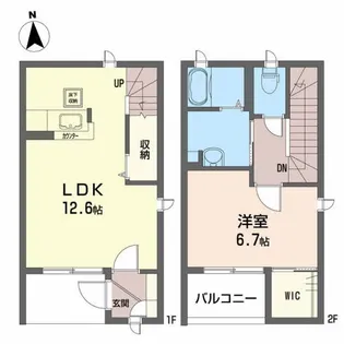 シャーメゾンNIの間取り