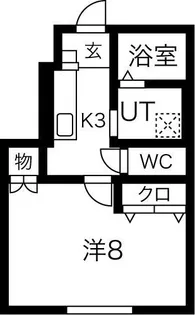グランドパレス御所橋III【1階】の間取り