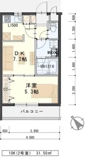 ソレアード小松島【1階】の間取り