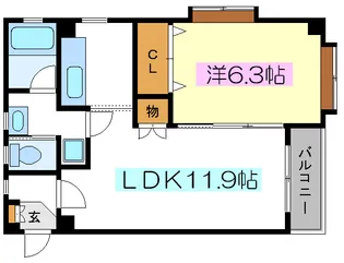 サーラ西小岩【3階】の間取り