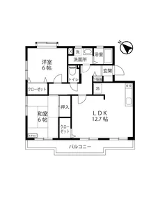 メゾン池田【4階】の間取り