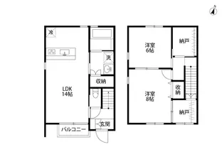 プレジールの間取り