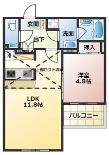 グレイシャス糀谷【3階】の間取り