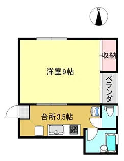 サンレモB【1階】の間取り