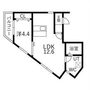 LeGioie太閤通駅4【4階】の間取り