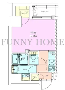 RBM三軒茶屋レジデンス【6階】の間取り