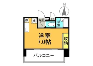 ロイヤルパレス清水台【7階】の間取り