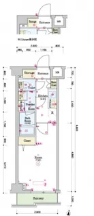 スカイコートグレース新宿中落合【3階】の間取り