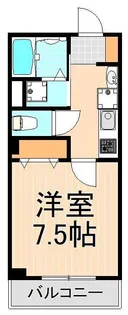 フラット梅島【1階】の間取り