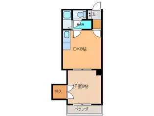 コーポラスSOKKEN【2階】の間取り