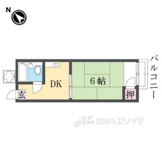 ハイツトミダ【2階】の間取り