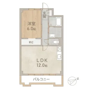 グランジートアン【6階】の間取り