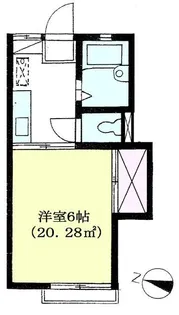 サニーハイツ-方南1丁目-【1階】の間取り