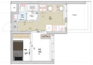 シュロスミーナ白金台【4階】の間取り
