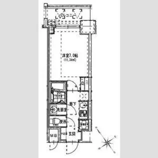 S RESIDENCE都島【6階】の間取り