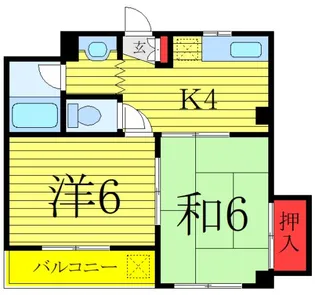 大塚ビル【2階】の間取り