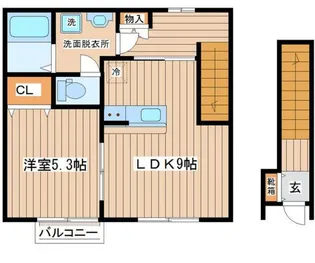 WIN SAKAE(ウィン サカエ)【2階】の間取り