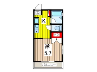 エルハイム並木【3階】の間取り