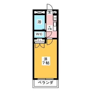 ロイビル武蔵小杉【4階】の間取り