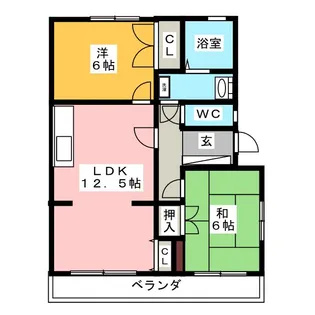 メゾン碧新【4階】の間取り