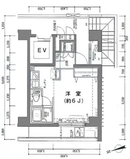 アデッソ新宿若松町【5階】の間取り