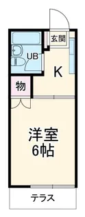 パールナイン【1階】の間取り