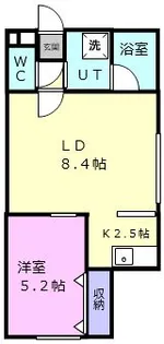 BRONZ II(ブロンズ2)【1階】の間取り
