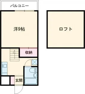深町ハイツ【2階】の間取り