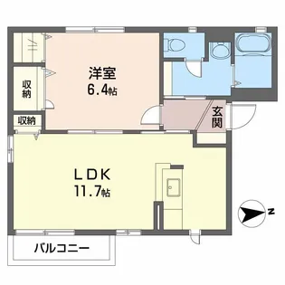 ロコモコハウス【2階】の間取り