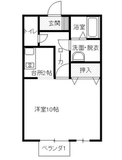 シャンティ【2階】の間取り