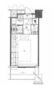 セントラルパークタワー・ラ・トゥ―ル新宿【8階】の間取り