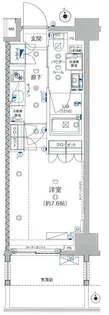 GENOVIA板橋west green veil【3階】の間取り