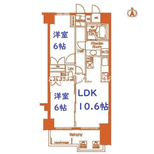 PATH横浜新子安【5階】の間取り