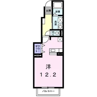 プラージュベル【1階】の間取り
