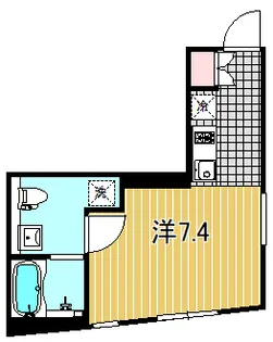 EXAM西小山【2階】の間取り