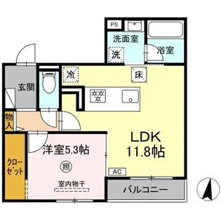 セントカメリア【1階】の間取り