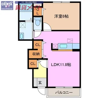 パラ-シオ・N【1階】の間取り