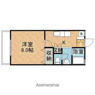 ルミエール横瀬【1階】の間取り