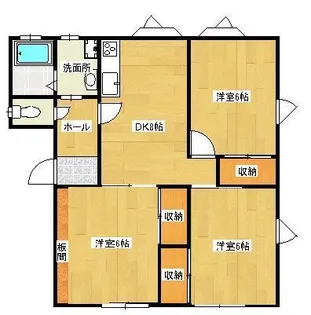 サンライズ【1階】の間取り