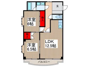 コンフォート川越富士見町【3階】の間取り