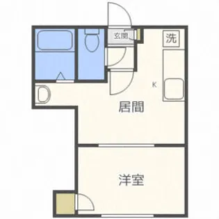 サンシャリエ南5条【3階】の間取り