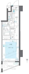 ZOOM目黒かむろ坂【4階】の間取り
