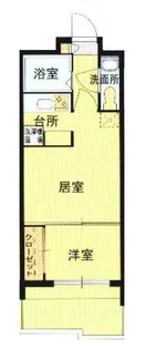 エステートモア・薬院ネスト【7階】の間取り