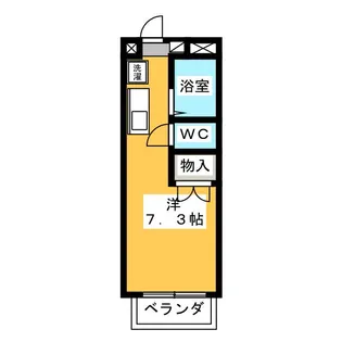 エステートピア アイ【2階】の間取り