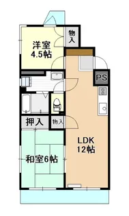 アート東松山【2階】の間取り