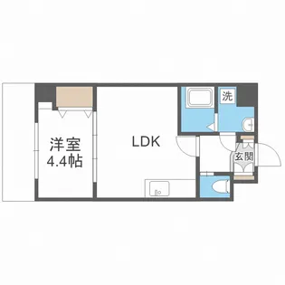 テングッド藤崎【2階】の間取り