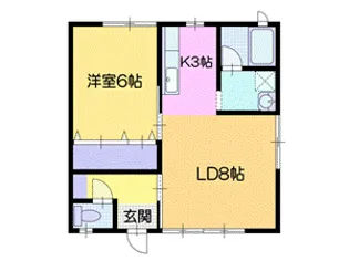 本郷アパート【1階】の間取り