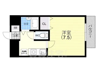 ラフィーネ兵庫【3階】の間取り