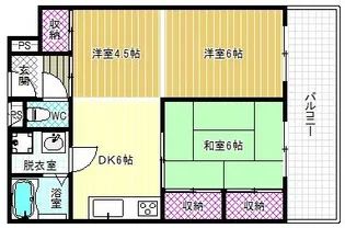 伸和ハイムビル【3階】の間取り